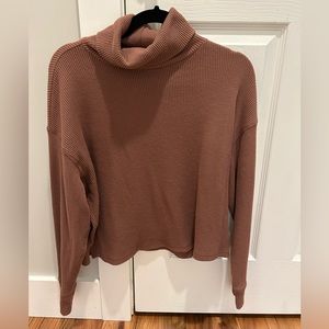 Abercrombie & Fitch Waffle Knit Turtleneck